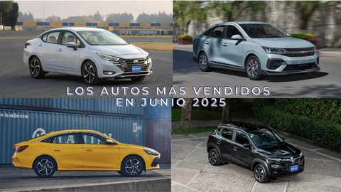 Los 10 autos más vendidos en junio 2025
