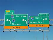 Cambian la tipografía de las señales de carretera en Estados Unidos 