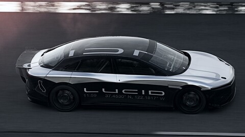 Lucid Air es el auto de producción más rápido en el cuarto de milla