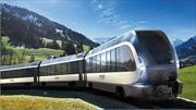 Además de autos, Pininfarina diseña espectaculares trenes como este Goldenpass Express