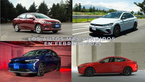 Los 10 autos más vendidos en febrero 2025