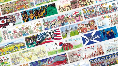 Hyundai presenta los buses oficiales del Mundial de Fútbol 2026 con diseños creados por niños