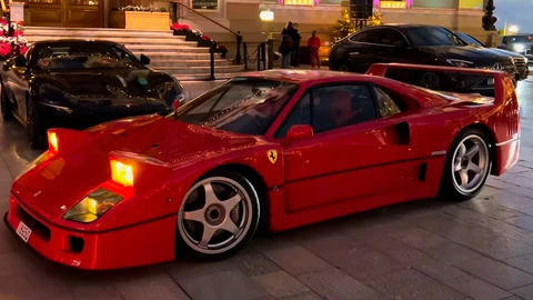 Este Ferrari F40 es el nuevo auto de Lando Norris