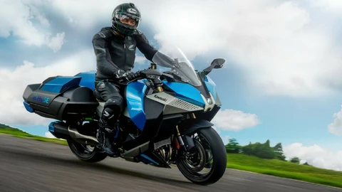 Kawasaki muestra el prototipo de su moto a hidrógeno