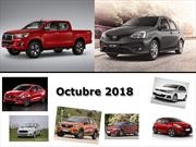 Los 10 autos más vendidos en Argentina en octubre de 2018