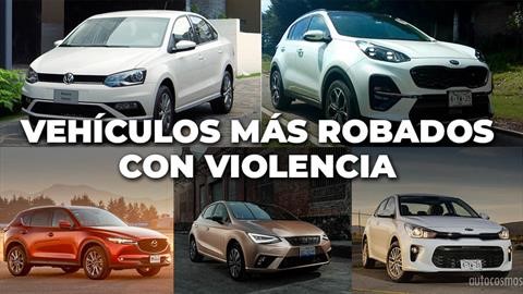 Los autos más robados con violencia de marzo 2019 a febrero 2020 en México