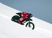 Récord mundial de velocidad en una bicicleta de montaña