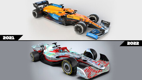Estas son las diferencias entre los F1 2021 y los de 2022