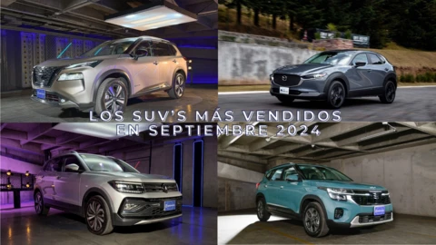 Los 10 SUVs más vendidos en septiembre 2024