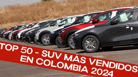 Top 50 – Los SUV más vendidos en Colombia en 2024