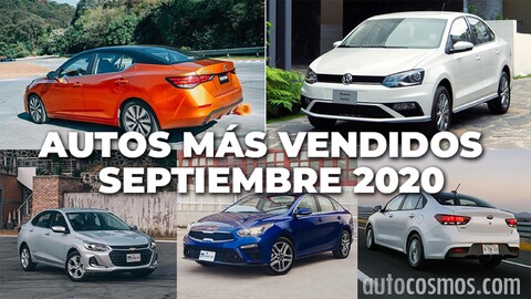 Los 10 autos más vendidos en septiembre 2020