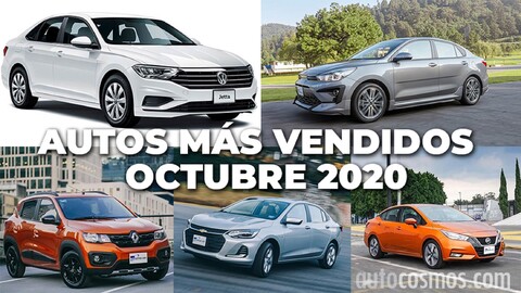 Los 10 autos más vendidos en octubre 2020