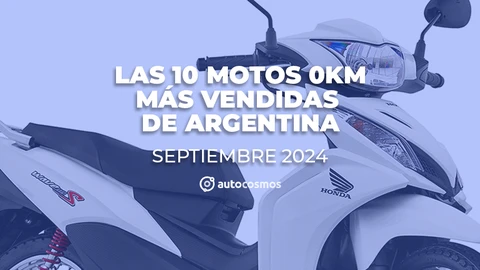 Las motos 0km más vendidas de Argentina en septiembre de 2024