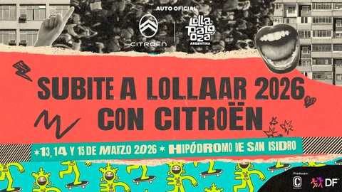 Citroën es sponsor oficial de Lollapalooza Argentina 2026