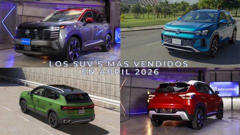 Los 10 SUVs más vendidos en abril 2026