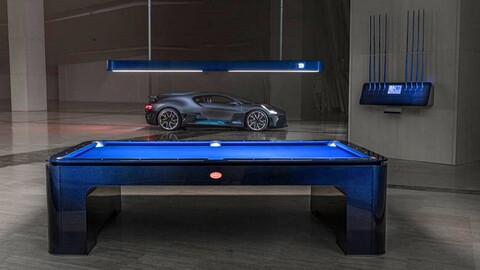 Bugatti lanza una mesa de billar inspirada en el Divo