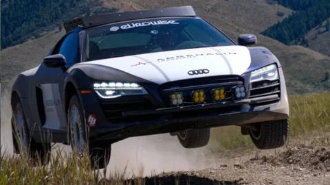 A lo Grupo B, crean un Audi R8 de Rally