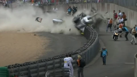 24 horas de Le Mans 2024: 13 años del fuerte accidente de Allan Mcnish con su Audi R18