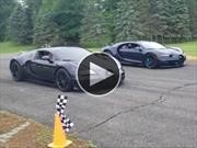 Bugatti vs Bugatti: duelo fraticida en video