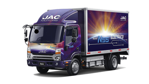 JAC presenta en Chile su primer camión eléctrico