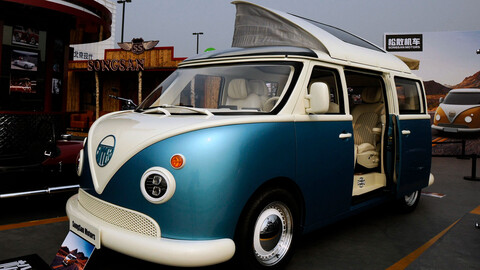 Songsan Summer, una nueva van híbrida inspirada en la Volkswagen Combi