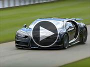 Bugatti Chiron en acción 