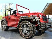 Un Jeep Wrangler hecho de más de 4,500 latas 
