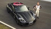 Porsche Taycan 2020 visita una pista en China antes de su debut mundial