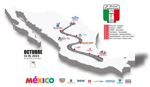Sigue la ruta de la Carrera Panamericana México 2023, aquí te compartimos todos los detalles