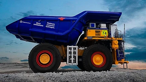 El camión más grande del mundo impulsado por hidrógeno comenzó a operar en una mina en África