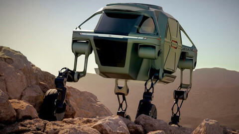 Hyundai prepara un vehículo que combine sus ruedas, con piernas