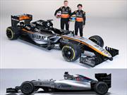 F1: Force India muestra el auto de Checo Pérez