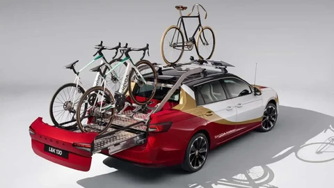 Skoda Superb Combi 2024 se convierte en una pickup híbrida para el Tour de Francia