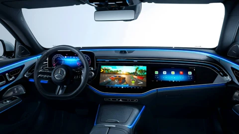 Beijing 2024:  ahora podrás jugar videojuegos en los autos de Mercedes-Benz