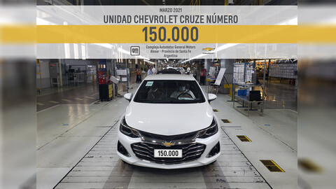 Chevrolet Cruze alcanzó las 150.000 unidades producidas en Argentina