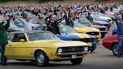 Bélgica rompe el récord del desfile de Mustangs más largo del mundo