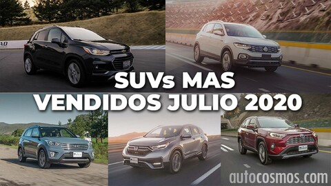 Los 10 SUVs más vendidos en julio 2020