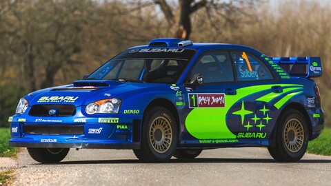 Este Subaru Impreza WRC 2004 con el que compitió Peter Solberg, está a la venta al mejor postor