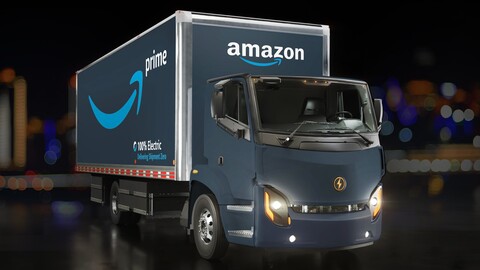 Amazon hará las entregas de sus pedidos con este camión eléctrico