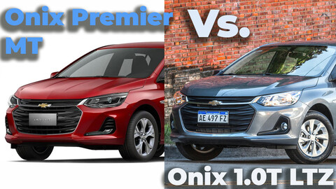 Chevrolet Onix Premier 1.0T MT a Onix LTZ 1.0T manual ¿Qué diferencias hay?