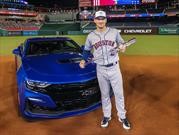 Chevrolet premia al jugador más valioso de la MLB con un Camaro SS 2019