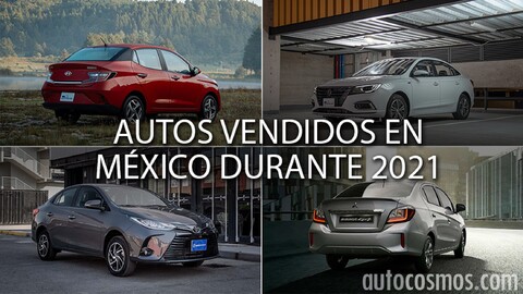 Los autos más vendidos en México durante 2021