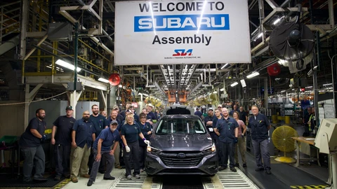 Subaru fabricó su último Legacy en Estados Unidos