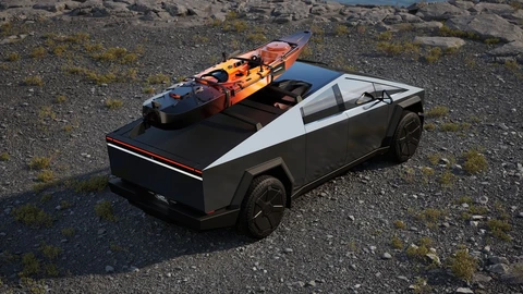 La Tesla Cybertruck podría transformarse en un bote con un kit que la marca ya desarrolla