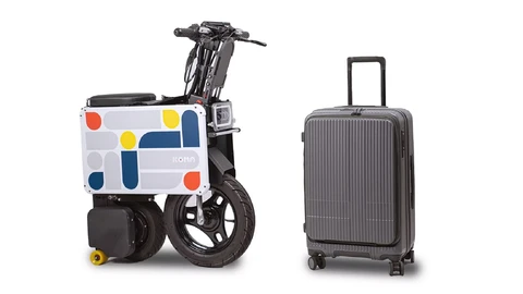 Icoma Tatamel Bike, la moto eléctrica plegable que se puede transportar como una maleta