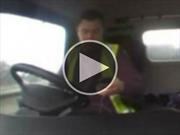 Video: Un accidente causado por distracción