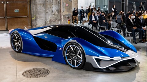 Alpine A4810 Project by IED es un super auto del futuro creado por jóvenes diseñadores