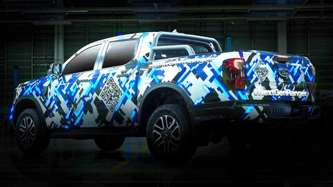 Ford sigue desnudando a la Ranger 2023 en un nuevo video