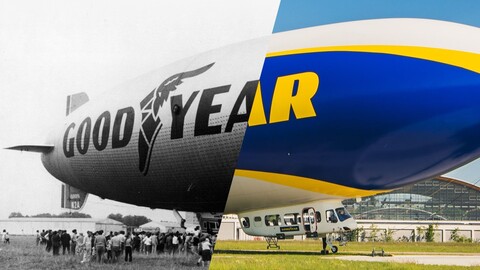 Conozca la historia del icónioco zeppelin de Goodyear