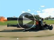 Video: mirá este karting con turbina